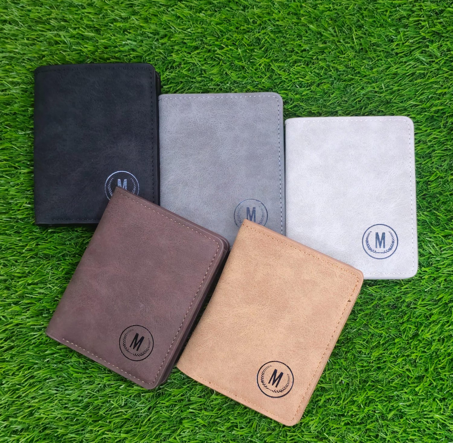 Premium men's wallets - black and brown leather