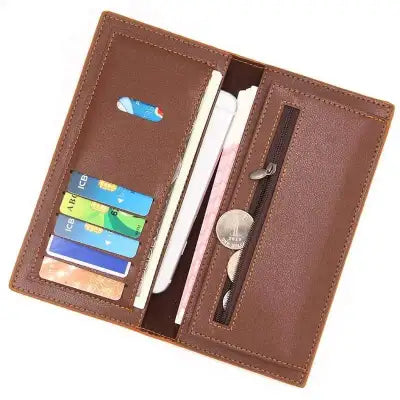 Stylish Premium Wallet – Long Style | Black & Brown