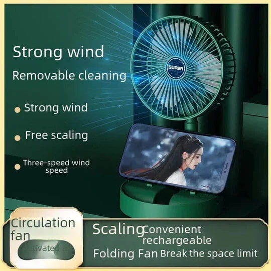 Portable USB Rechargeable Mini Fan – Foldable | Summer Essential