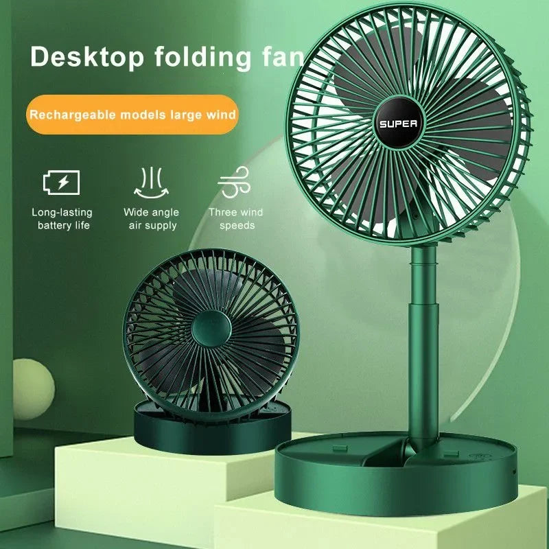 Portable USB Rechargeable Mini Fan – Foldable | Summer Essential