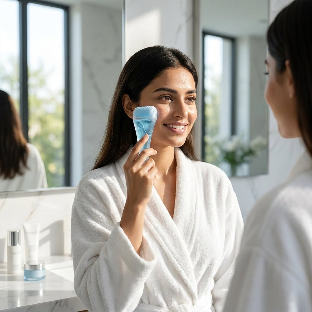 Cooling Ice Face Roller | Your 60-Second Refreshing Skincare Ritual ❄️