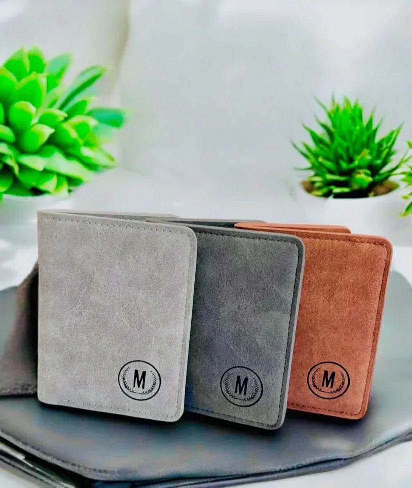 M Series Premium Men's Wallet – Embossed Logo
