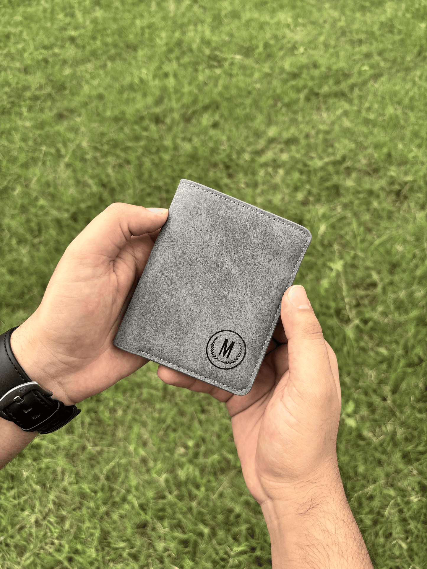 M Series Premium Men's Wallet – Embossed Logo